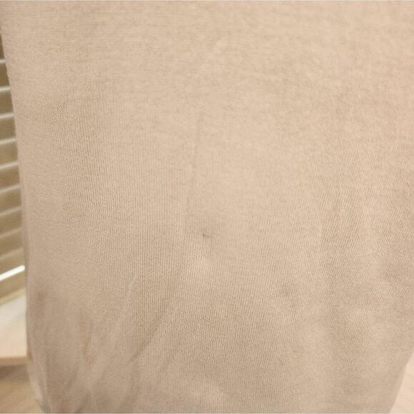 GIANNI TAUPE TANK WITH SEQUIN ACCENTS SIZE MED - Picture 2 of 6